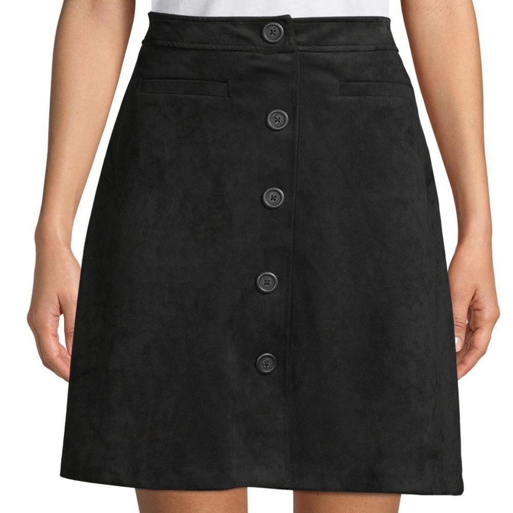 NWT Karl Lagerfeld‎ Paris Faux Suede Skirt